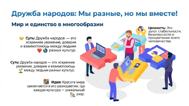 Первый слайд презентации