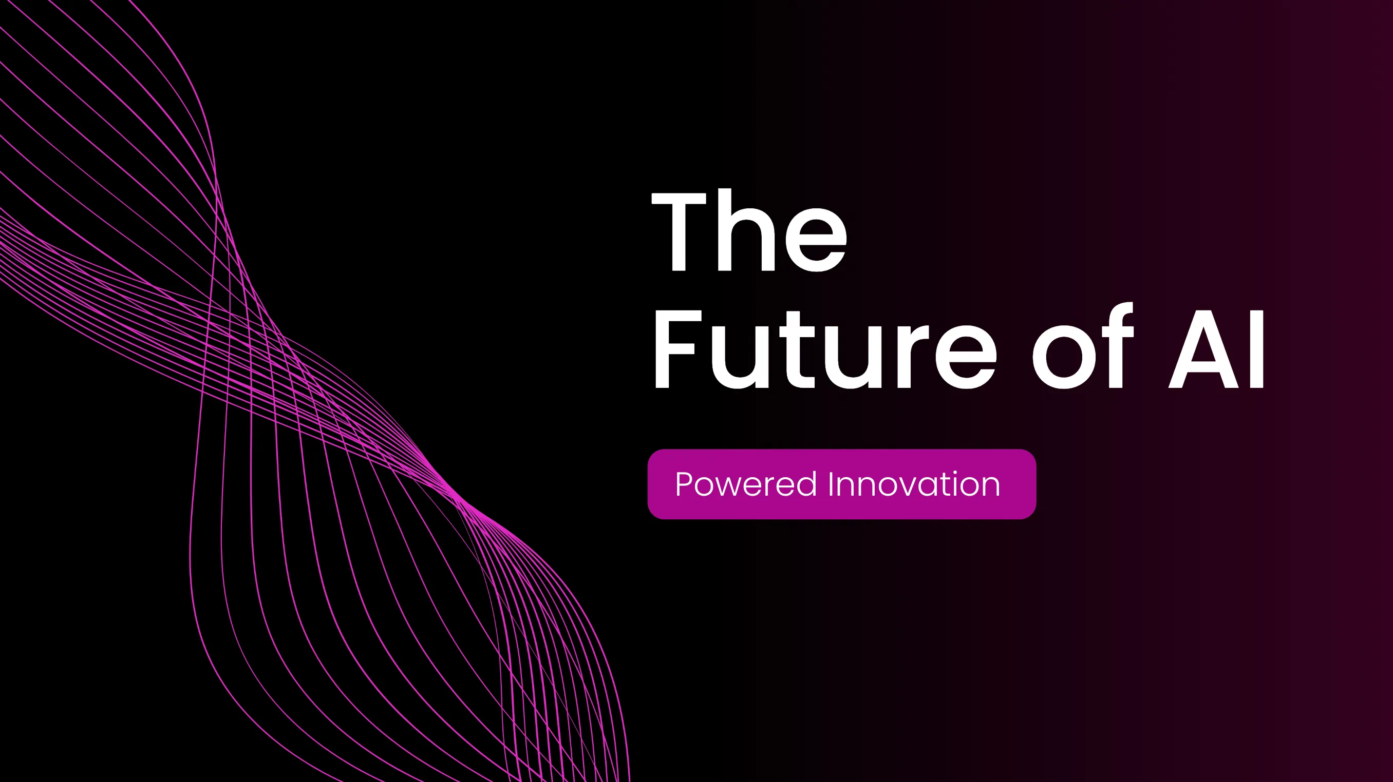 Pink and Black Gradient Technology Keynote Presentation