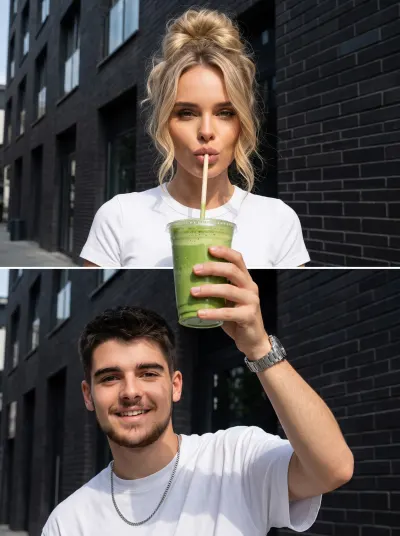 Парный коллаж для  друзей