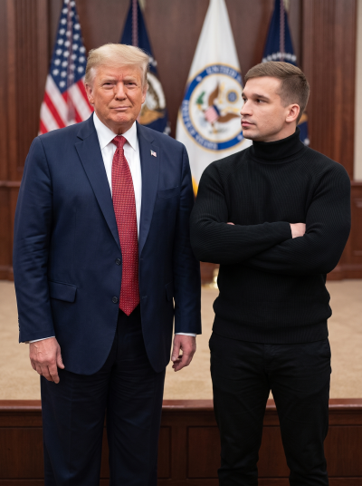 Фото с Дональдом Трампом